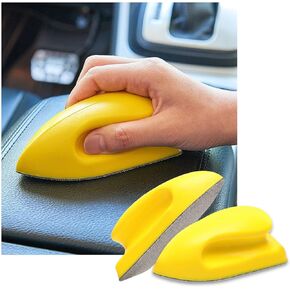 2PCS Nanometer Scratch-Free Car Interior Cleaning Brushes, Leather Car Seat Brusher with Easy Handle, for Vehicle Dashboand, Furniture Couch Boots Sofa, Leather Fabric