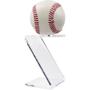 حامل عرض البيسبول، حامل عرض كرة القدم من الأكريليك الشفاف، حامل موقع، تذكارات الجولف، التنس، حامل قاعدة كرات كريستال، عبوة واحدة in Kuwait