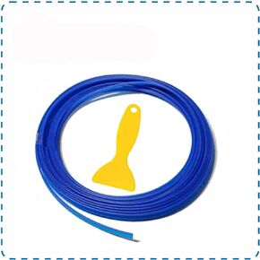 10Ft (3m) Car Interior Decorative Molding Door Panel Gap Trim Strip (Blue)