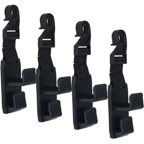 Headrest Hooks for Car, Car Headrest Hooks for Front Back Seat - Handy for Purse, Grocery Bags, Handbag and Backpack(Set of 4)