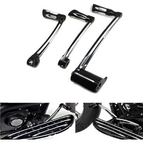 Motorcycle Brake Arm Pedal Shift Lever Shifter Pegs Kit Fit for Harley Touring Road King Road Glide Street Glide Electra Glide Trike 2014-2023 Black