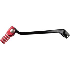 TUSK Folding Shift Lever Black/Red Tip - for Honda CRF250 and CRF 450 Models