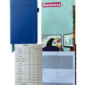BRAINY&HANDY Personal Information Organizer Notebook | Your Essential Safe Information Book | Capture, Organize & Quickly Access Vital Info | 13 Custom Templates | Stylish Hardcover | Compact 5x8.5"