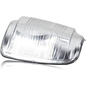 HERCOO Side Mirror Indicator Marker Light Lens Turn Signal Lights Lamp Clear Cover Housing Compatible with Ford Transit 150 250 350 350 HD 2015-2022, Left Driver side