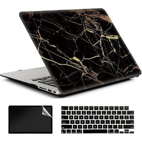 متوافق مع حافظة MacBook Air 15 بوصة 2023 M2 A2941، حافظة بلاستيكية صلبة وغطاء لوحة المفاتيح وواقي شاشة - غروب الشمس على الشاطئ
