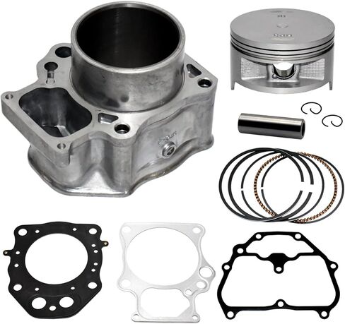 Cylinder Piston Ring Gasket Top End Rebuild Kit Compatible with Honda Rancher 420 Rancher420 TRX 420 TRX420 2007-2018 12100-HP7-A00 12191-HP5-601 12251-HP7-A01 in Saudi Arabia