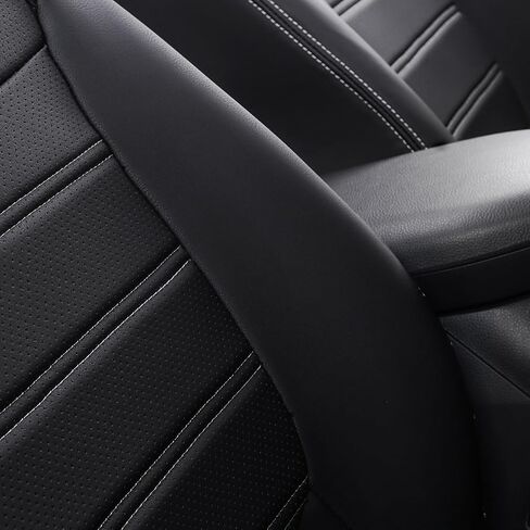 مجموعة أغطية مقاعد Xipoo Fit Toyota RAV4 كاملة لملحقات Rav4 LE XLE وXLE Premium and Limited 2019 2020 2021 2022 2023 2024 (أسود + أحمر، 2019-2024 RAV4 (ليس للمغامرة وTRD-Off Road)) in Kuwait
