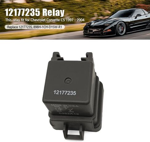 12177235 مرحل SPDT 12C DC مناسب لكورفيت C5 1997 1998 1999 2000 2001 2002 2003 2004 مرحل السيارة تكوين الاتصال استبدال 898H-1CH-D1SW-R1 in Kuwait