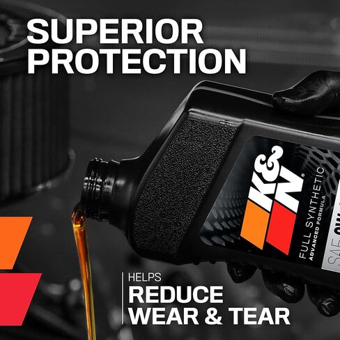 K&N Motor Oil: 5W-20 Synthetic Engine Oil: Premium Protection, High Mileage, 1 Quart in Saudi Arabia