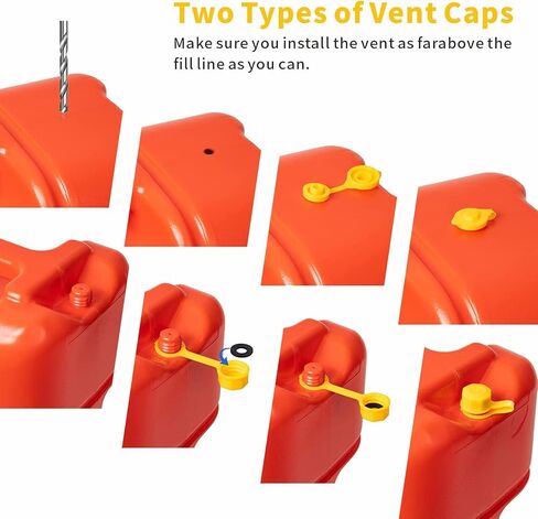 33 قطعة بديلة لفوهة علب الغاز، فوهات علب الغاز للبنزين 5 جالون، مجموعة فوهات علب الغاز ذات الطراز القديم، فوهة علب الغاز سهلة الاستخدام، فوهات علب الغاز البديلة التي تناسب معظم خزانات الغاز. in Kuwait