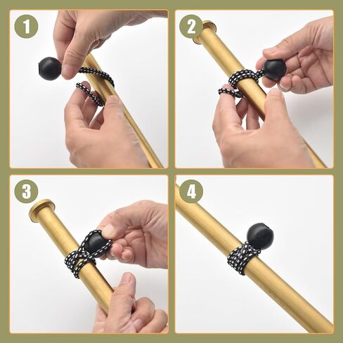 28 حزمة من حبل بنجي الكرة، كرات حبل بنجي شديدة التحمل مقاس 9 بوصة، مظلة قماش القنب مربوطة لأسفل كرات بنجي للتخييم، والخيام، والبضائع، وحمل الأسلاك والخراطيم، ومظلات الفناء، والمظلة (أسود) in Kuwait