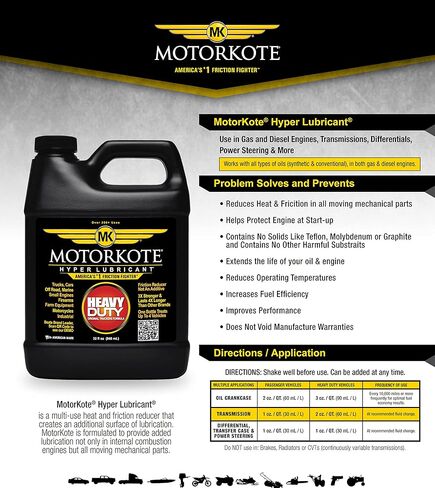Motorkote MK-HL01G-04 Heavy Duty Hyper Lubricant, 1-Gallon, Single in Saudi Arabia