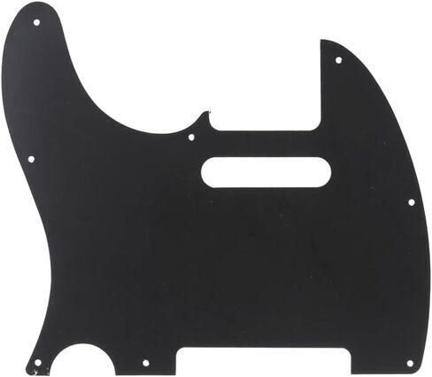 Musiclily Pro 8-Hole Guitar Tele Pickguard for JPN Made Fender Japan Telecaster, 4Ply Black Pearl in Saudi Arabia