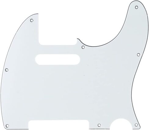 Musiclily Pro 8-Hole Guitar Tele Pickguard for JPN Made Fender Japan Telecaster, 4Ply Black Pearl in Saudi Arabia