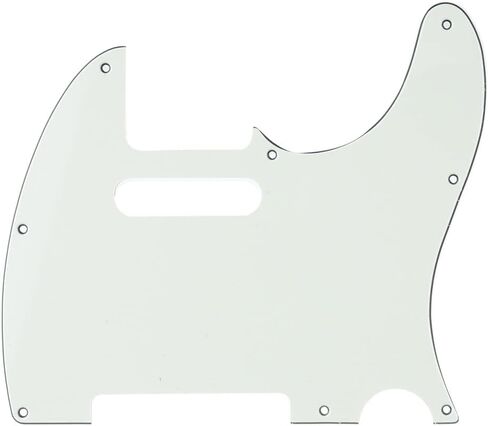 Musiclily Pro 8-Hole Guitar Tele Pickguard for JPN Made Fender Japan Telecaster, 4Ply Black Pearl in Saudi Arabia