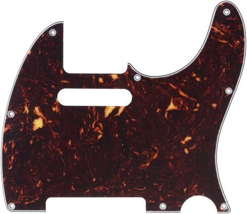 Musiclily Pro 8-Hole Guitar Tele Pickguard for JPN Made Fender Japan Telecaster, 4Ply Black Pearl in Saudi Arabia