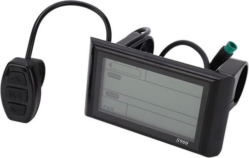 لوحة تحكم شاشة LCD S900، 36 فولت 48 فولت دراجة كهربائية لوحة تحكم شاشة LCD S900 مقاومة للماء، عداد عرض LCD للدراجات الكهربائية، لمقود قطر 22.2 مم/0.9 بوصة، واجهة مقاومة للماء 5 دبابيس in Kuwait