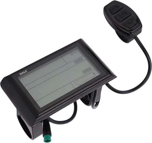 لوحة تحكم شاشة LCD S900، 36 فولت 48 فولت دراجة كهربائية لوحة تحكم شاشة LCD S900 مقاومة للماء، عداد عرض LCD للدراجات الكهربائية، لمقود قطر 22.2 مم/0.9 بوصة، واجهة مقاومة للماء 5 دبابيس in Kuwait
