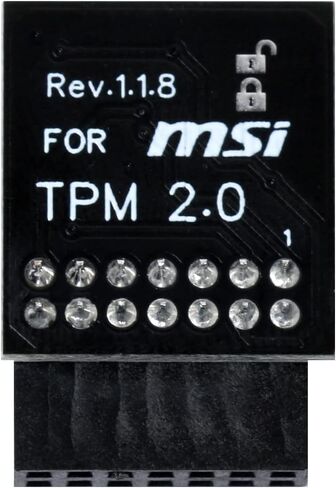 وحدة أمان TPM2.0 14Pin -LPC MSI (14-1) منصة موثوقة لـ MSI MS -4136-4462 in Kuwait