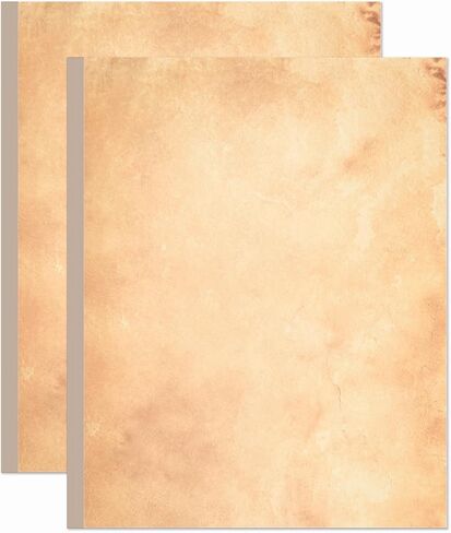 Stationery Writing Paper - 70 Sheets / 140 Pages Vintage Antique Design Printing, Letter Loose Leaf Paper, 11-Disc Discbound Stationery Paper, 8.5" x 11" in Saudi Arabia