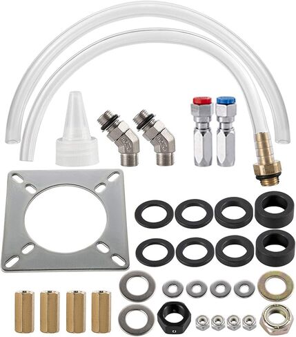 VEVOR Hydraulic Outboard Steering Kit, 300HP Helm Pump, 14 ft Hydraulic Nylon Hose, 13.5" Steering Wheel, Aluminum Alloy Hydraulic Boat Steering System for Center Console, Bass Boats, Flats Boats in Saudi Arabia