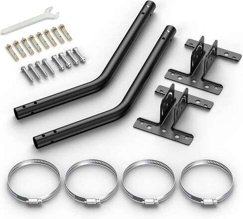 Universal Wireless Bridge Bracket Mount,ULNA 16.5" Arm Length Adjustable Antenna Mount Easy Installation Weather Station Mounting Pole with Solid Structure Weather Proof(2-Pack) in Kuwait