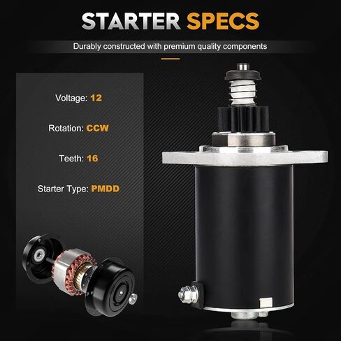 SAB0033 Starter Compatible with Onan 191-1630 191-1667 191-2132 191-2158 Rv Generator Emerald Replace 410-21025 6019440-M030SM SM60194 112832 in Saudi Arabia