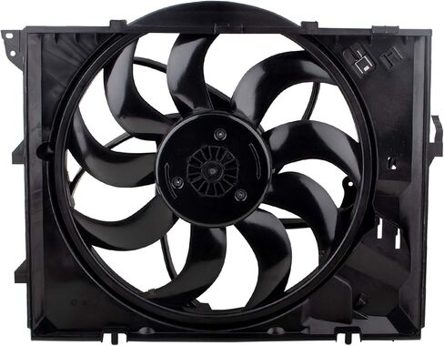BOXI Radiator Cooling Fan Assembly for BMW 2008-13 128i Convertible/2006 325i/2007-13 328i/2006 330i/E87 E90 L6 3.0L N52N Engine 17427562080 BM3117101 in Saudi Arabia