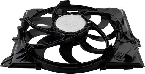 BOXI Radiator Cooling Fan Assembly for BMW 2008-13 128i Convertible/2006 325i/2007-13 328i/2006 330i/E87 E90 L6 3.0L N52N Engine 17427562080 BM3117101 in Saudi Arabia