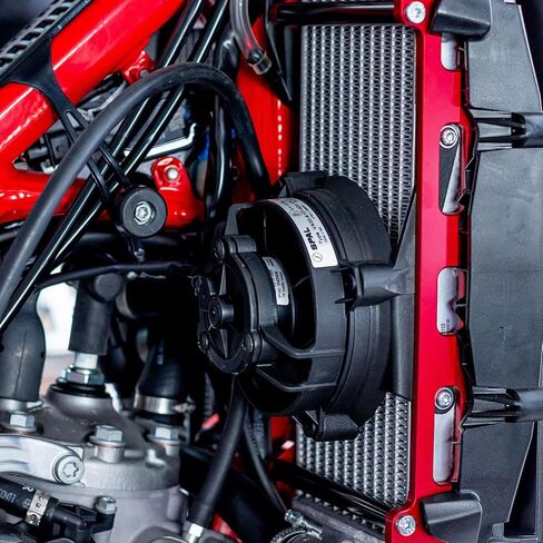 أجزاء EXED - مروحة تبريد الرادياتير SPAL الأصلية مع مجموعة التثبيت ومرحل KTM لموديلات KTM وHusqvarna TPI 2018-2023 - ملاءمة مثالية، سهلة التركيب- in Kuwait