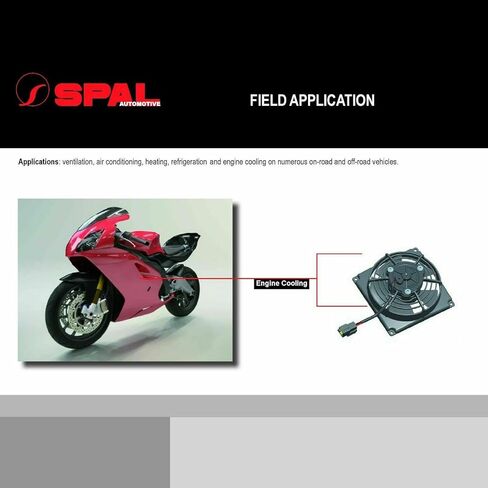 أجزاء EXED - مروحة تبريد الرادياتير SPAL الأصلية مع مجموعة التثبيت ومرحل KTM لموديلات KTM وHusqvarna TPI 2018-2023 - ملاءمة مثالية، سهلة التركيب- in Kuwait