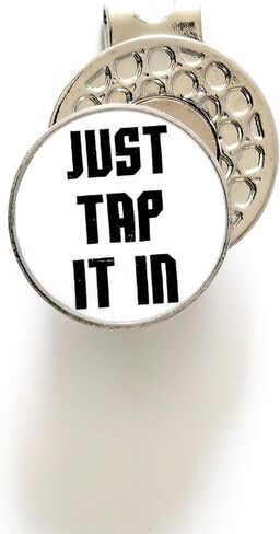 SHANKITGOLF Funny Golf Hat Clip with Enamel Magnetic Ball Marker - Creative Stainless-Steel Markers for Men and Women, Golfer Gifts, Attaches Easily on Hats, Golf Training Accessories in Kuwait