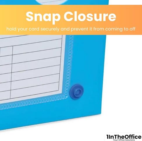 1InTheOffice Index Card Holder 4x6, Index Card Case, Assorted Colors (4 Pack) in Saudi Arabia