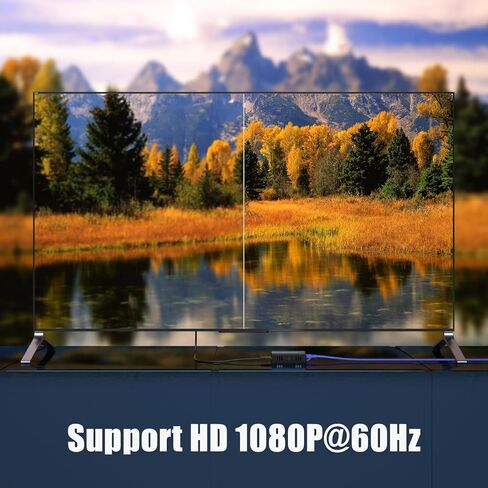 HDMI KVM USB Extender HD 1080P Transmit Video Over Single Cat5e/6/7 Ethernet Cable 50m (164ft) with Loop Out & POC Function - USB Keyboard Mouse Support in Saudi Arabia