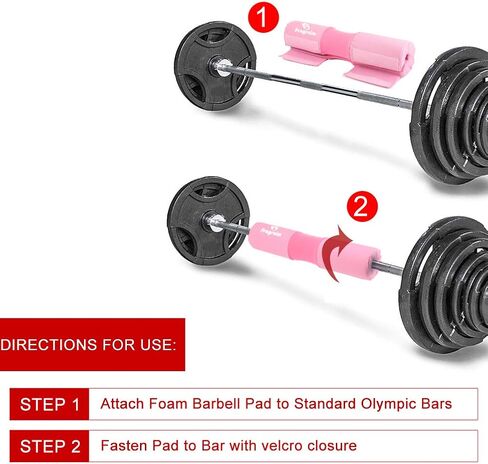 Barbell Squat Pad, Safety Bar Pad with Thick Foam and Nylon Padding - Neck & Shoulder Protective Pad Support for Squats, Lunges & Hip Thrusts - Fits Olympic Standard Weightlifting Bar in Kuwait