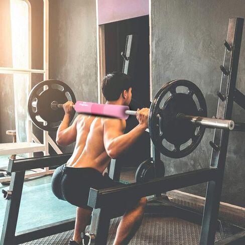 Barbell Squat Pad, Safety Bar Pad with Thick Foam and Nylon Padding - Neck & Shoulder Protective Pad Support for Squats, Lunges & Hip Thrusts - Fits Olympic Standard Weightlifting Bar in Kuwait