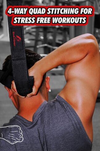 Tricep Rope Cable Attachment 29'' & 22'' Loop for Tricep Pull Cable Extensions and Face Pulls/Triceps Pressdowns/Cable Overhead Presses/Tricep Push Downs in Saudi Arabia