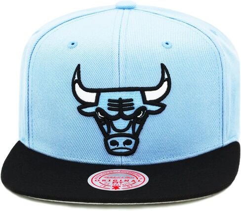 Mitchell & Ness Chicago Bulls Hat, Cap Snapback 21255154 Light Blue/Black (One Size) in Saudi Arabia