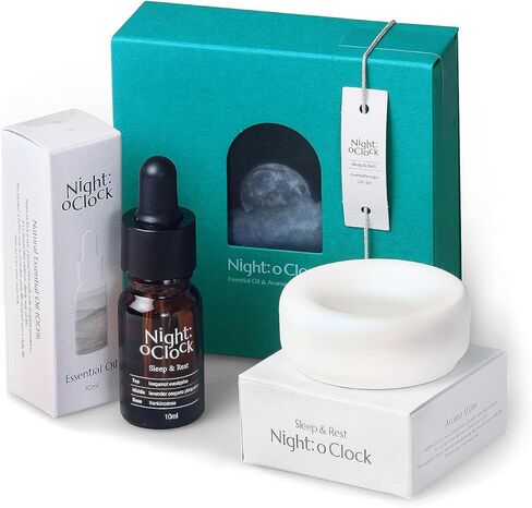 Night:o Clock Essential Aroma Oil & Aroma Stock Gift Set, 100% Pure Natural Oil in Saudi Arabia