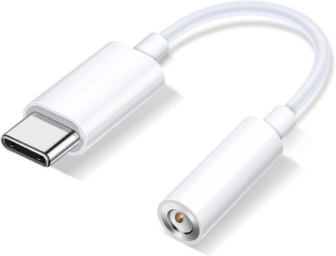 HianDier USB C to 3.5mm Audio Adapter for iPhone 15/15 Pro/Pro Max/Plus, USB C to Aux Headphone Jack Dongle Cable Cord Compatible with iPad, Samsung Galaxy S24/S23/S23/S22/S21Ultra, MacBook, Note in Saudi Arabia