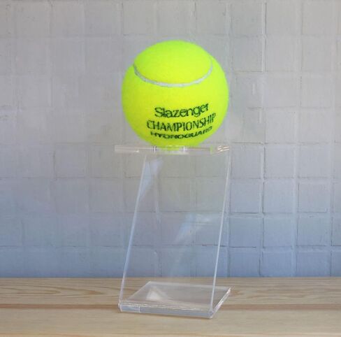 حامل عرض البيسبول، حامل عرض كرة القدم من الأكريليك الشفاف، حامل موقع، تذكارات الجولف، التنس، حامل قاعدة كرات كريستال، عبوة واحدة in Kuwait