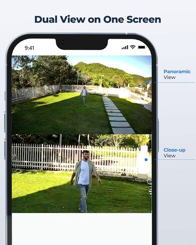 نظام كاميرا الأمان REOLINK PTZ 4K، كاميرا IP PoE 360 مع عدسة مزدوجة، تتبع تكبير هجين تلقائي 6X، 355 مقلاة و90 إمالة، مراقبة خارجية، اكتشاف الذكاء الاصطناعي، Trackmix PoE (متجدد) in Kuwait
