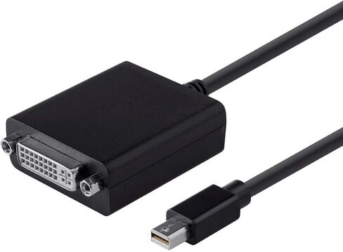 Monoprice Mini DisplayPort 1.to DVI محول - محول سلبي ،Single Direction ،0.5 قدم ،أسود in Saudi Arabia