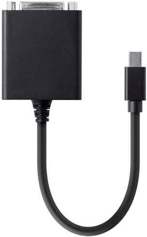Monoprice Mini DisplayPort 1.to DVI محول - محول سلبي ،Single Direction ،0.5 قدم ،أسود in Saudi Arabia