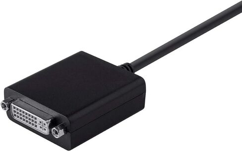 Monoprice Mini DisplayPort 1.to DVI محول - محول سلبي ،Single Direction ،0.5 قدم ،أسود in Saudi Arabia