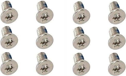 BestParts 12pcs M2x3mm Silver Torx T5 Bottom Cover Screws Replacement for Dell XPS 15 7590 9550 9560, 13 9343 9350 9360, Precision M5510 in Saudi Arabia