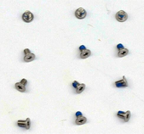 BestParts 12pcs M2x3mm Silver Torx T5 Bottom Cover Screws Replacement for Dell XPS 15 7590 9550 9560, 13 9343 9350 9360, Precision M5510 in Saudi Arabia