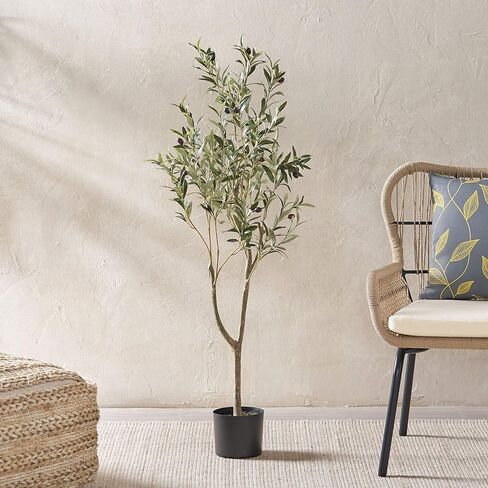 كريستوفر نايت هوم 313745 شجرة زيتون صناعية، 4 × 1.5 بوصة، أخضر in Kuwait