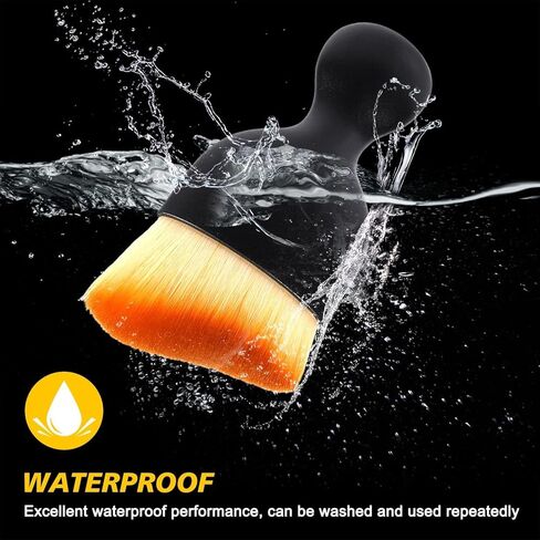 Car Interior Dust Brush, Car Cleaning Brush Dust Collectors,Soft Bristles Detailing Brush Dusting Tool，for Automotive Dashboard, Air Conditioner Vents, Leather, Computer,Scratch Free (1) in Kuwait