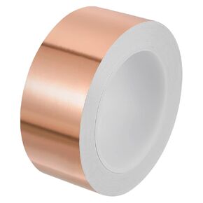 PATIKIL Copper Foil Tape 0.2 Inch x 82 Feet 0.05mm Thick Single Sided Conductive Adhesive EMI Shielding for Electronics, Circuits, Grounding